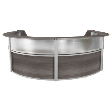 Marque Reception Desk with Plexi Panel (4-Unit)
