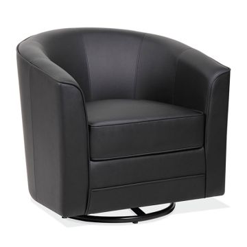Round Collection Swivel Club Chair