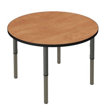 Synergy Adjustable Round Table - 36'' D