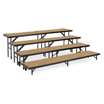 Tapered Standing Hardwood Choral Risers by NPS