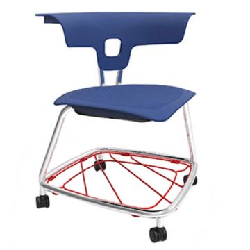Ruckus Chair w/ Casters & Bookrack (15'' H - 2nd-4th)
