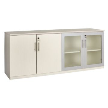 Medina Low Cabinet Credenza  w/ Glass Door
