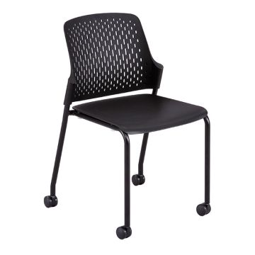 Next Series Stack Chairs w/ Casters (Set of 4)