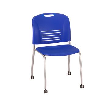 VY 4-Leg Mobile Stack Chair, 2- PACK