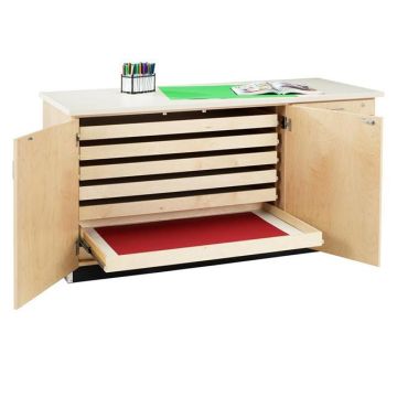 Wall Storage Bench