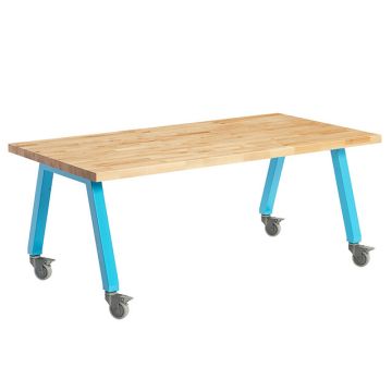 Butcher Block Top Planner Studio Tables