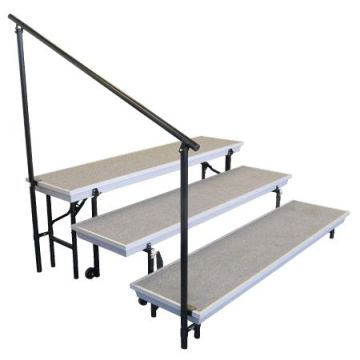 Side Guard Rail for Trans-Port 3 Level Risers