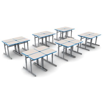Classroom Set- 24 Silhouette Desks