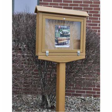 Small Hinged Outdoor Message Centers