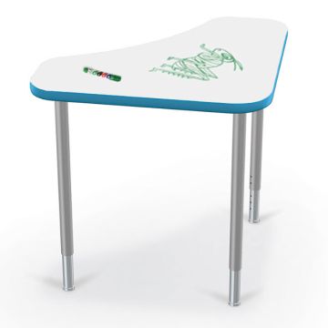 Boomerang Snap Desk with Dry Erase Top