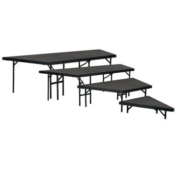 4-Tier Seated Riser Stage Pie Section by NPS