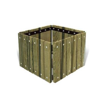 Pressure Treated Square Outdoor Planter