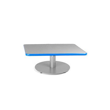 Square Coffee Table with Circular Base