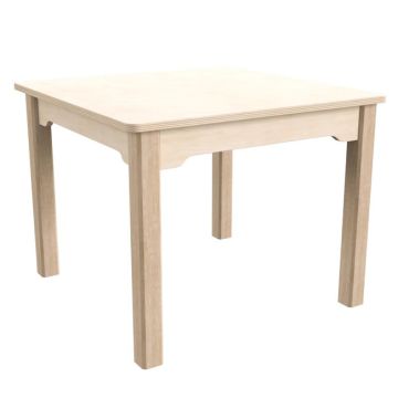 Square Preschool Classroom Activity Table - 18" H