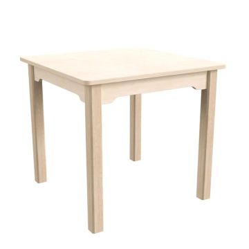 Square Preschool Classroom Activity Table - 21.25" H