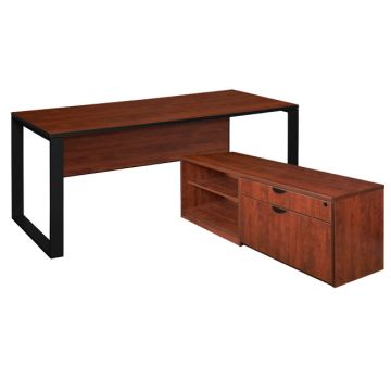 Structure L-Shaped Desks with Storage