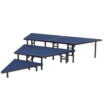 Pie Shaped Riser Sets w/ Carpet Surface