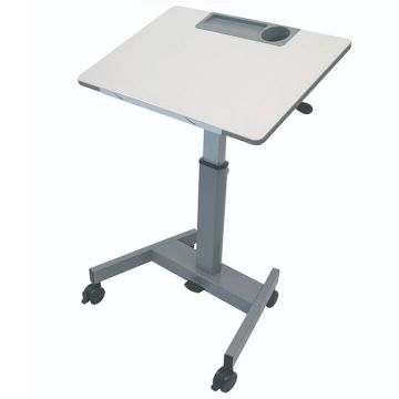 Pneumatic Adjustable Height Flip-Top Student Desk
