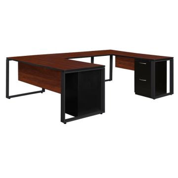 Structure Double Pedestal U-Shaped Desks