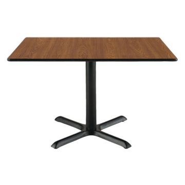 Mode Rectangular Cafe Table w/ Black X Base