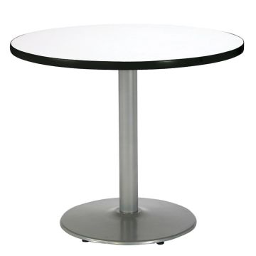 Mode Round Cafe Tables w/ Round Silver Base