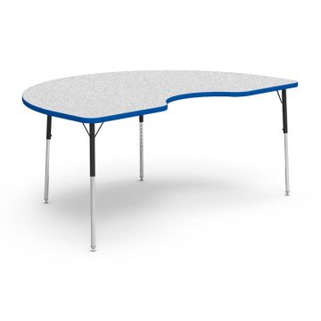 4000 Series Activity Table (48'' X 72'' Kidney, 22"-30"H Adjustable)