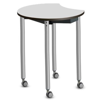 Dry Erase Tall Mini Mobile Flip-Top Nest Tables