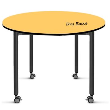 Tall Versatilis Dry Erase Non-Folding Table (42'' Circle)