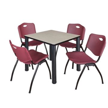 Kee Base Cafe Table and M Stacker 4700 Chairs