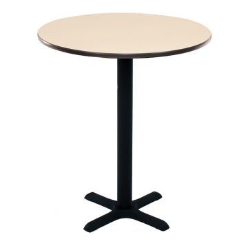 Cain Base Round Barstool Height Cafe Tables by Regency