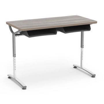 Text Double Open Front School Desk