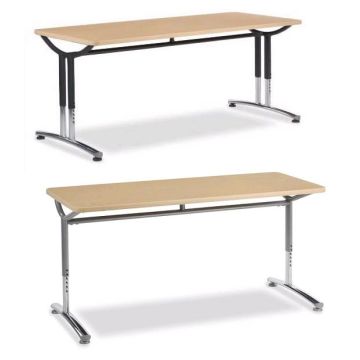 Text Seminar Tables with Adjustable Height
