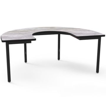 TORO Horseshoe Table - 48''  D x  72'' L Adjustable Height