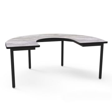TORO Horseshoe Table - 48''  D x  72'' L Fixed Height