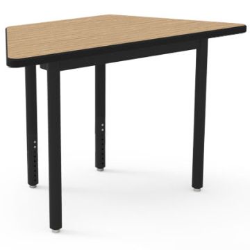 TORO Trapezoid Table - 24'' D x 48'' L Adjustable Height