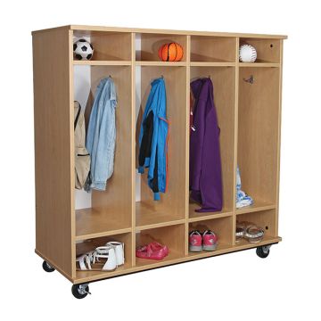 Mobile Locker with Dry Erase Back
