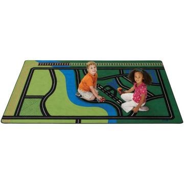 Transportation Fun Rug (6' x 9' Rectangle)