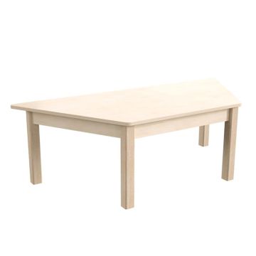 Trapezoid Preschool Classroom Activity Table - 14.5" H