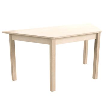 Trapezoid Preschool Classroom Activity Table - 21.25" H