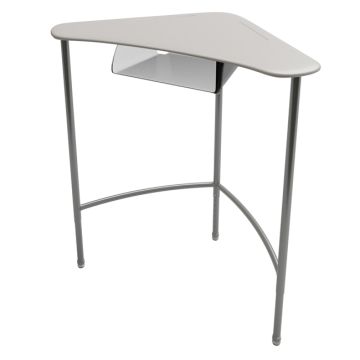 Adjustable Hard Plastic Tri-Cornered Desks