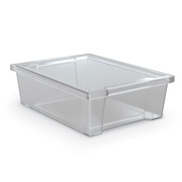 Plastic Accessory Tubs (Set of 6 - Clear)