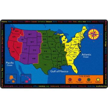 Time Zone Carpet
