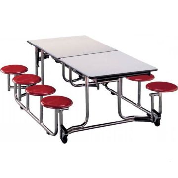Uniframe Rectangular Stool Cafeteria Tables
