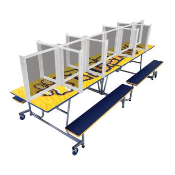 Freestanding Ultraboard Table Shields