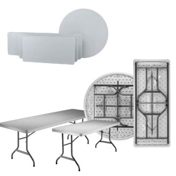 ValueLite Blow Molded Folding Tables