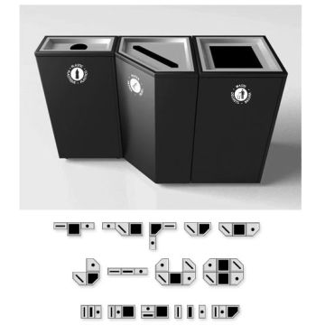 Valuta Waste Recycling Receptacles