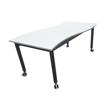 Tall Versatilis Dry Erase Non-Folding Table (34'' x 59'' Wave)