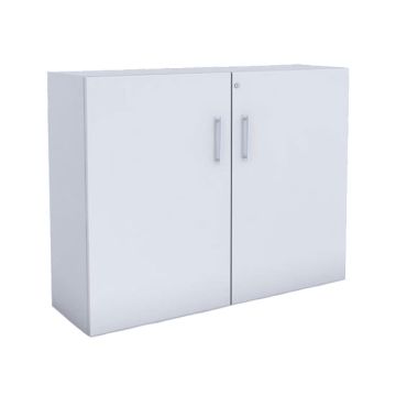 Whitney White Lockable Wall Cabinet