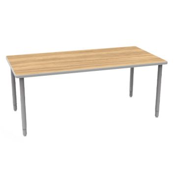 ELO Rectangle Table w/ Round Adjustable Legs (30" x 60")