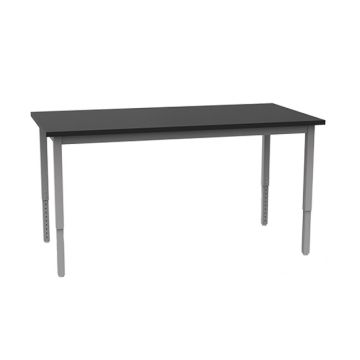 LOBO Rectangle Table with Square Adjustable Legs (24" x 60")
